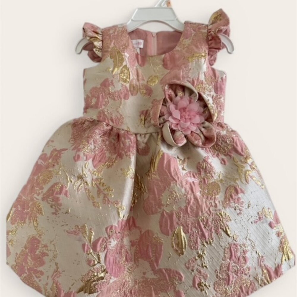 Bonnie Jean- Little and Toddler Girls Jacquard Party